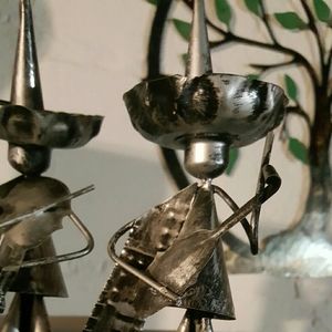 Tin musicians set of 3